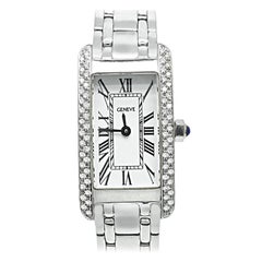 Geneve 0.90ct Diamond 14k White Gold Watch Geneve 0.90ct Diamond 14k White Gold Watch
