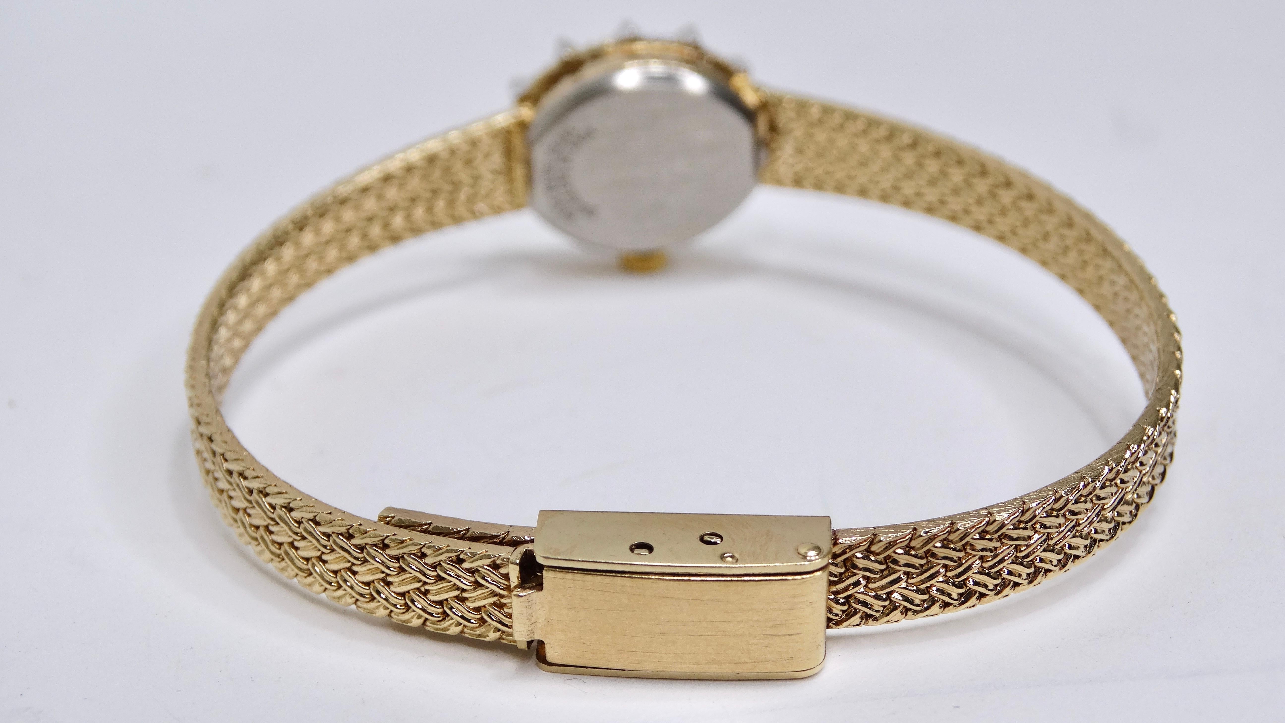 geneva gold watch with diamonds