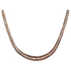 Geneve graduated necklace In 14 carat gold by BNH. Length: 42 cm, weight: 33