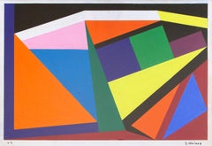 "Composition" by Geneviéve Claisse, Gouache, 1959