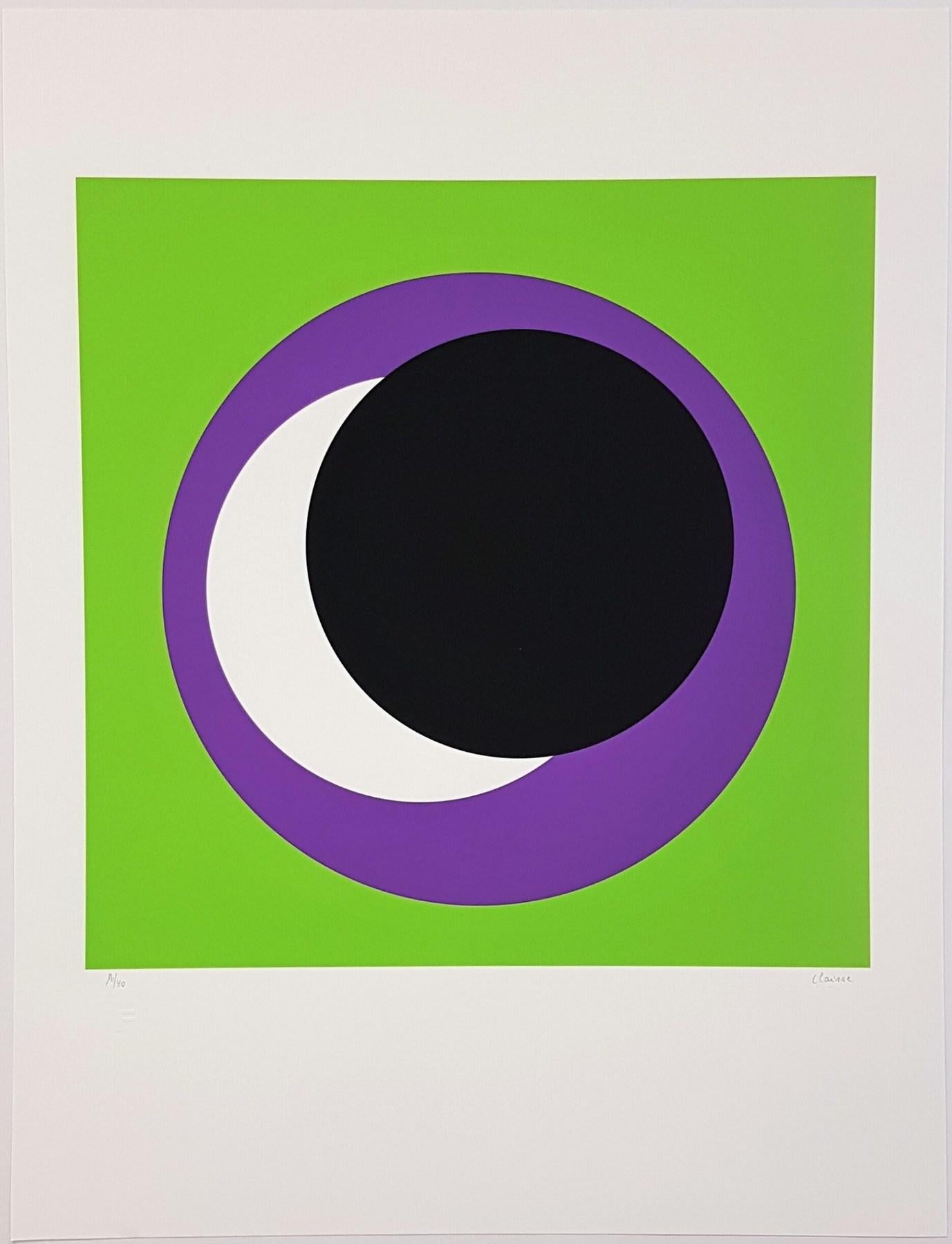 Black and Purple Circle (Cercle noir/lilas)