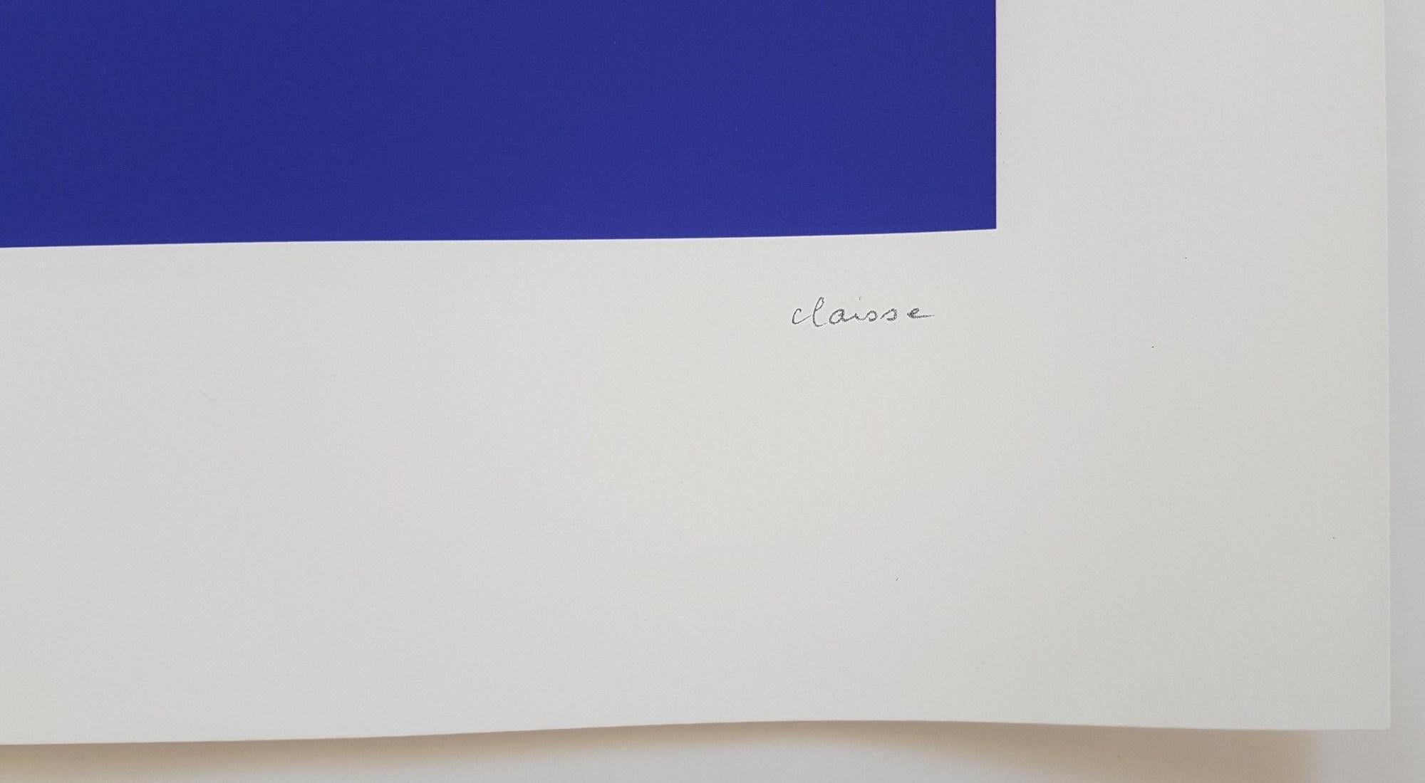 Blue Unit (Unité bleu) - Print by Geneviève Claisse