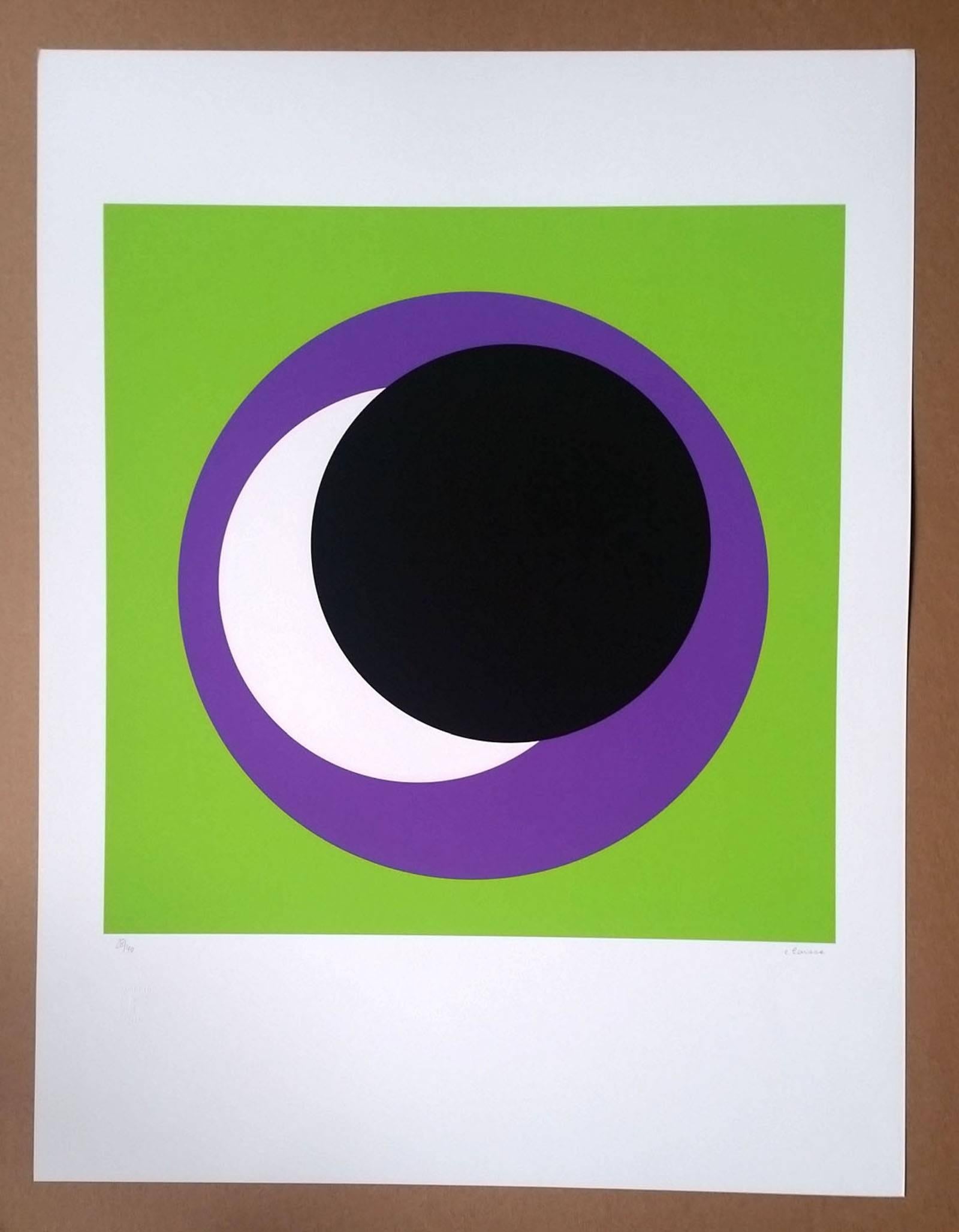 Geneviève Claisse
Abstract green
Original screen printing
Signed and numbered in pencil by the artist
Edition of 40 copies
Publisher’s Dry Stamp 
Excellent condition
Circa 2010
80 x 61 cms
390 euros