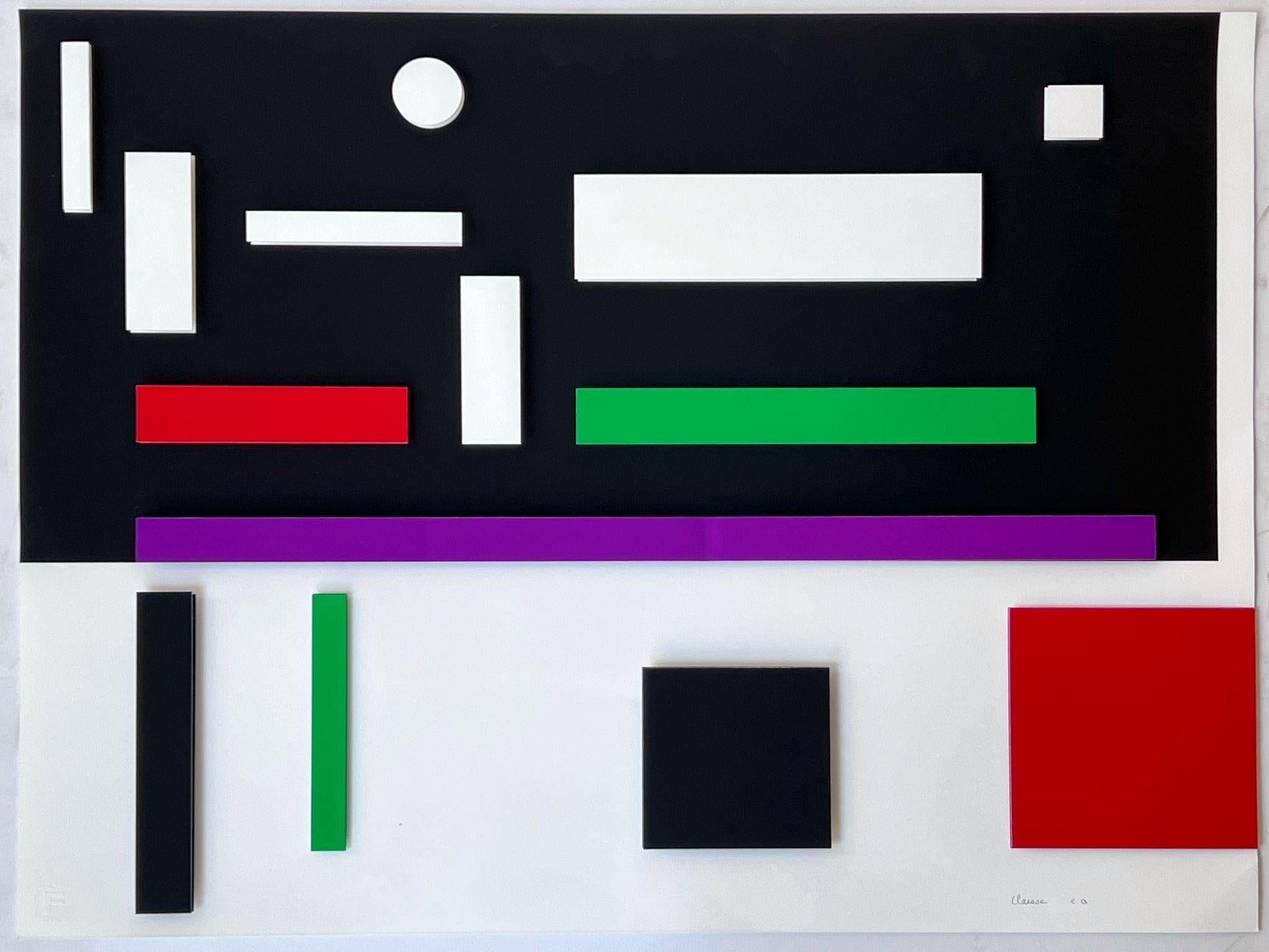 Geometric composition - Print de Geneviève Claisse