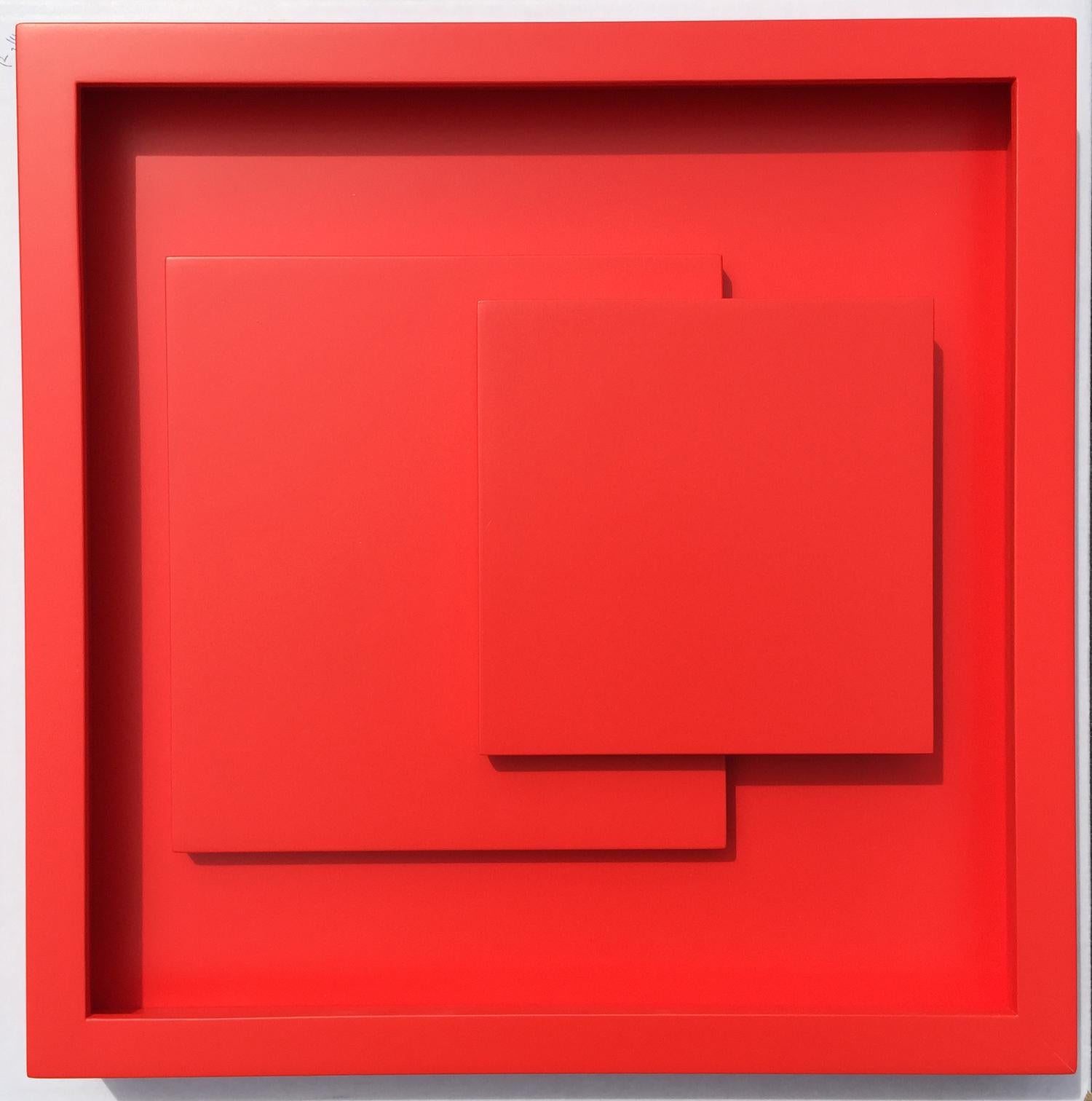 Geneviève Claisse Abstract Sculpture - ADN rouge