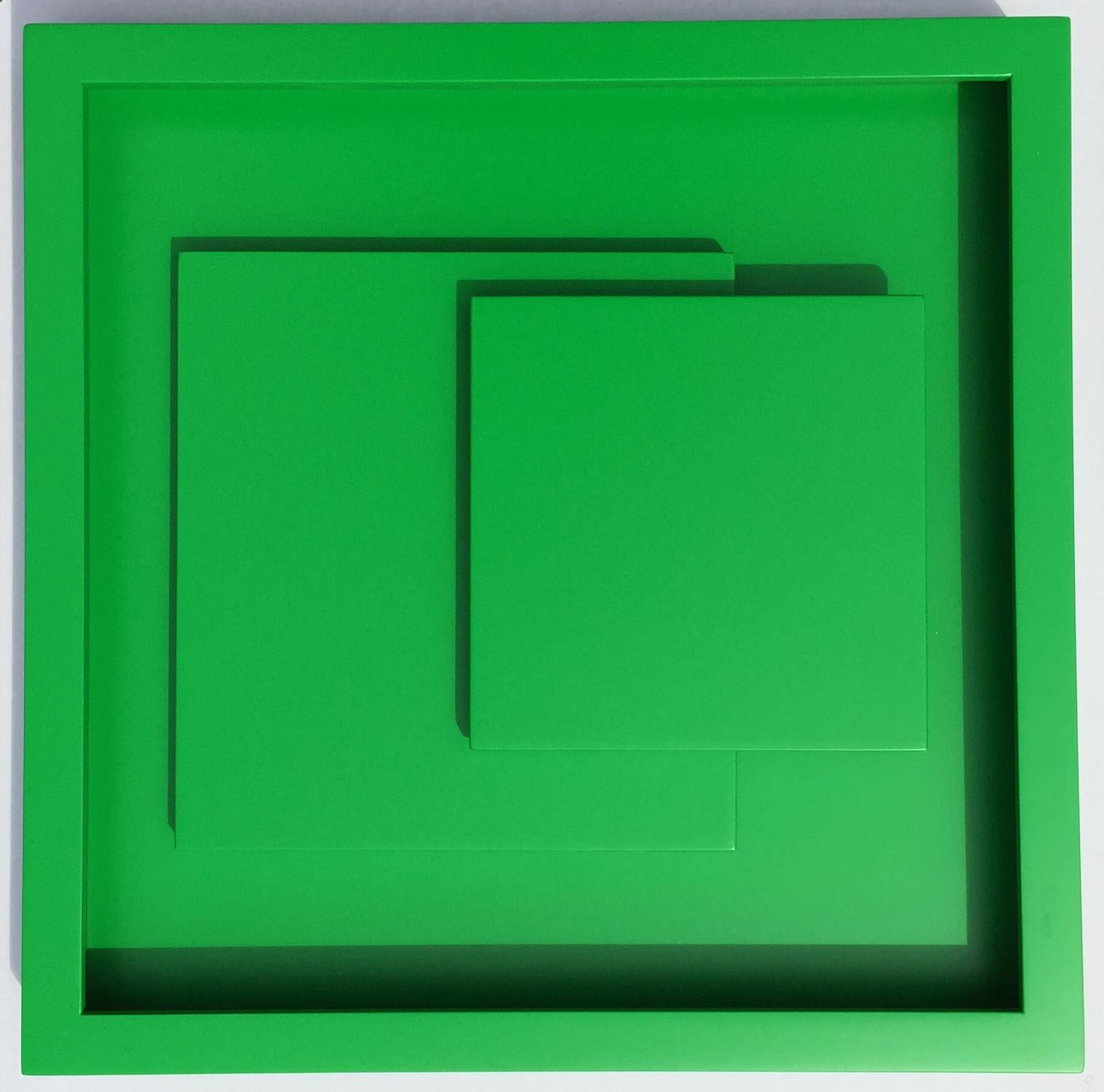 Geneviève Claisse Abstract Sculpture – ADN vert