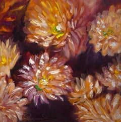 Automn (Oil Painting, Impasto, Impressionism, Colorful, Flower, Positive)