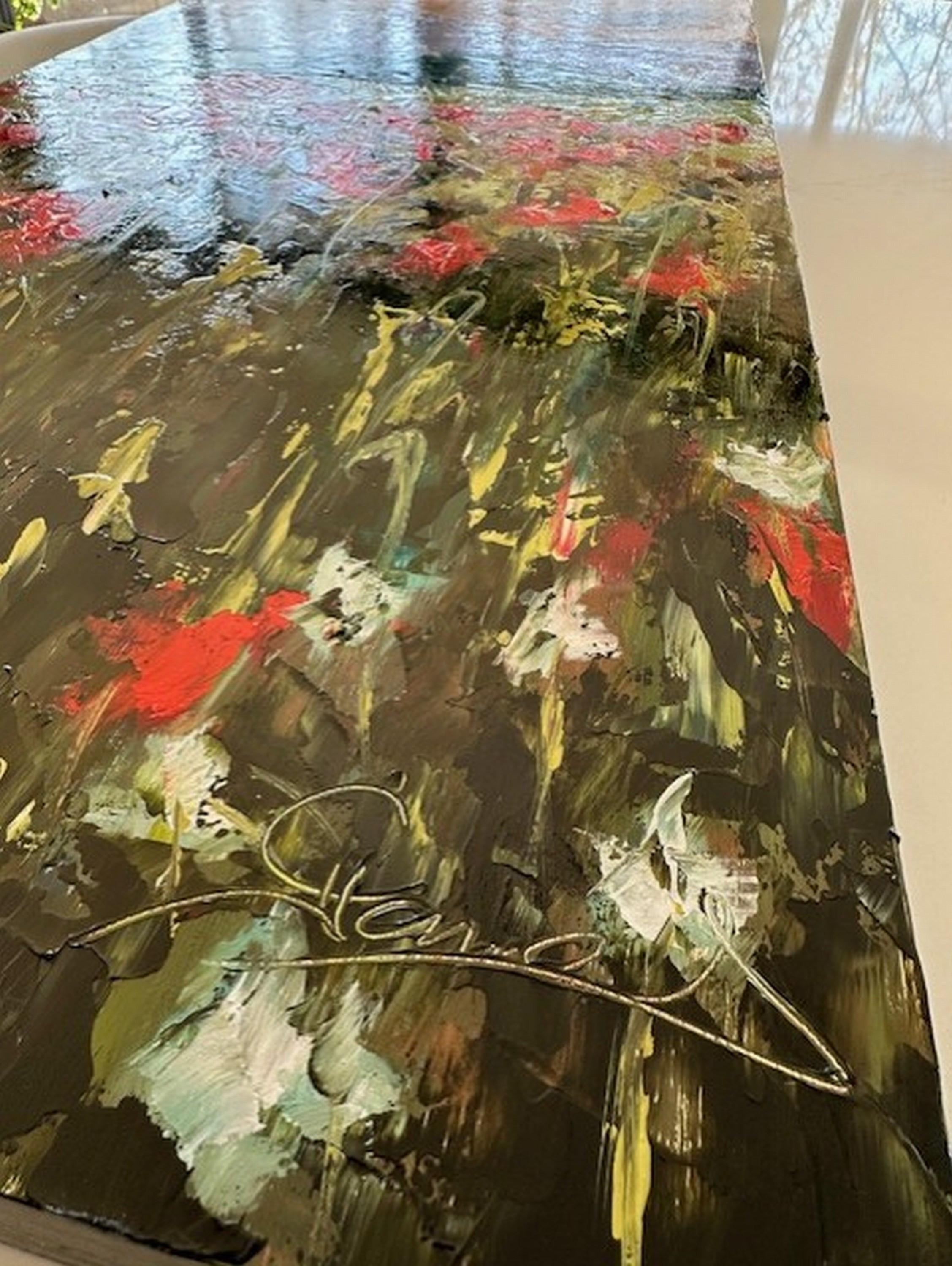 The Mountains (Ölgemälde, Impasto, Impressionismus, Farbenfroh, Ikonisch) im Angebot 3