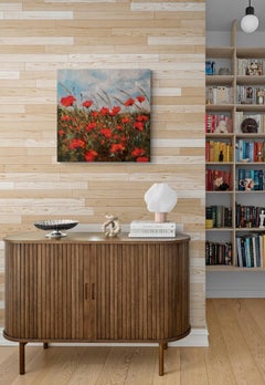 Dance with the Wind (Oil Painting, Impasto, Impressionism, Colorful, Vibrant)