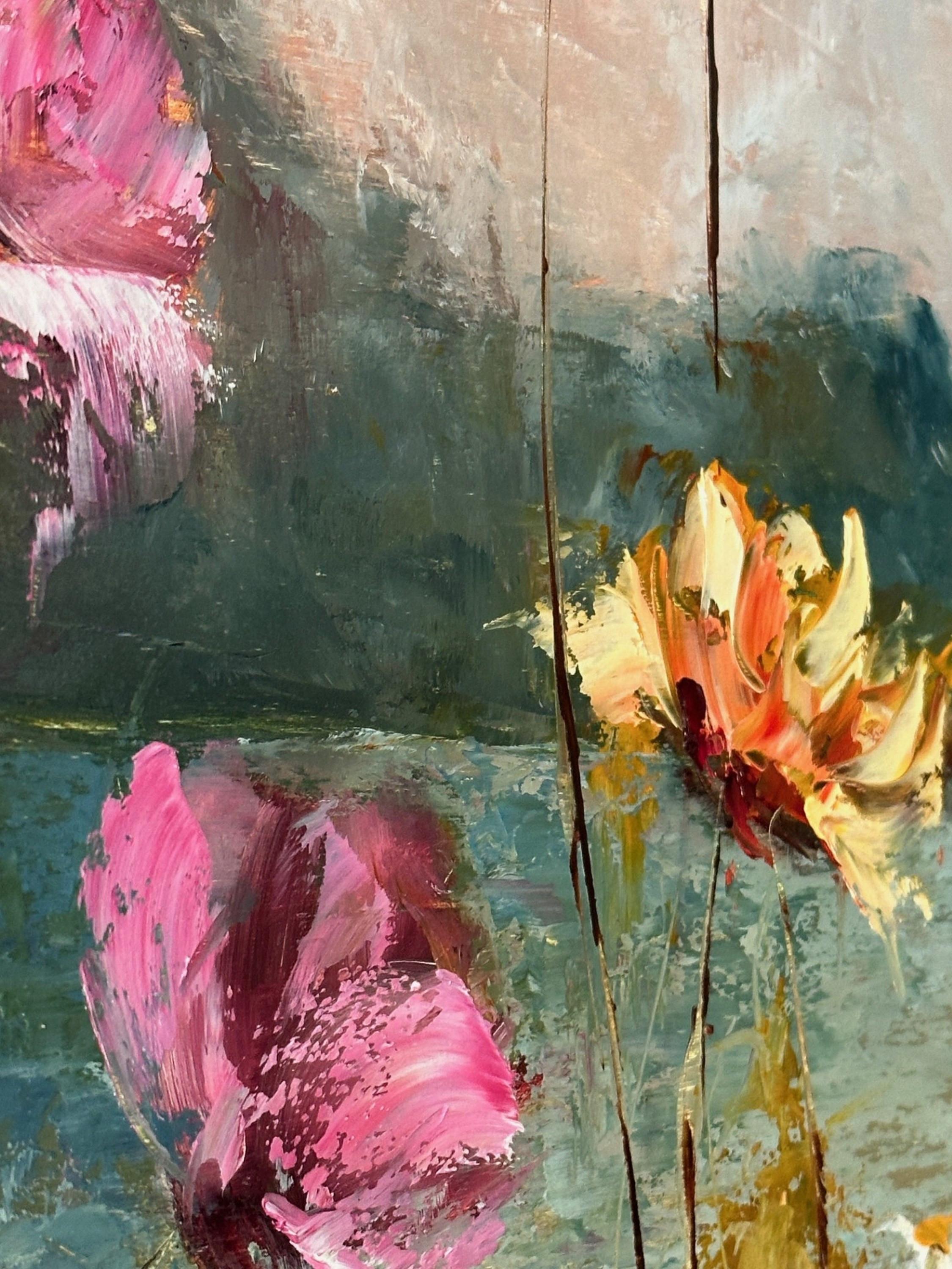 Mística (Pintura al óleo, Impasto, Impresionismo, Colorido, Pastel, Resplandor, Cálido) 1