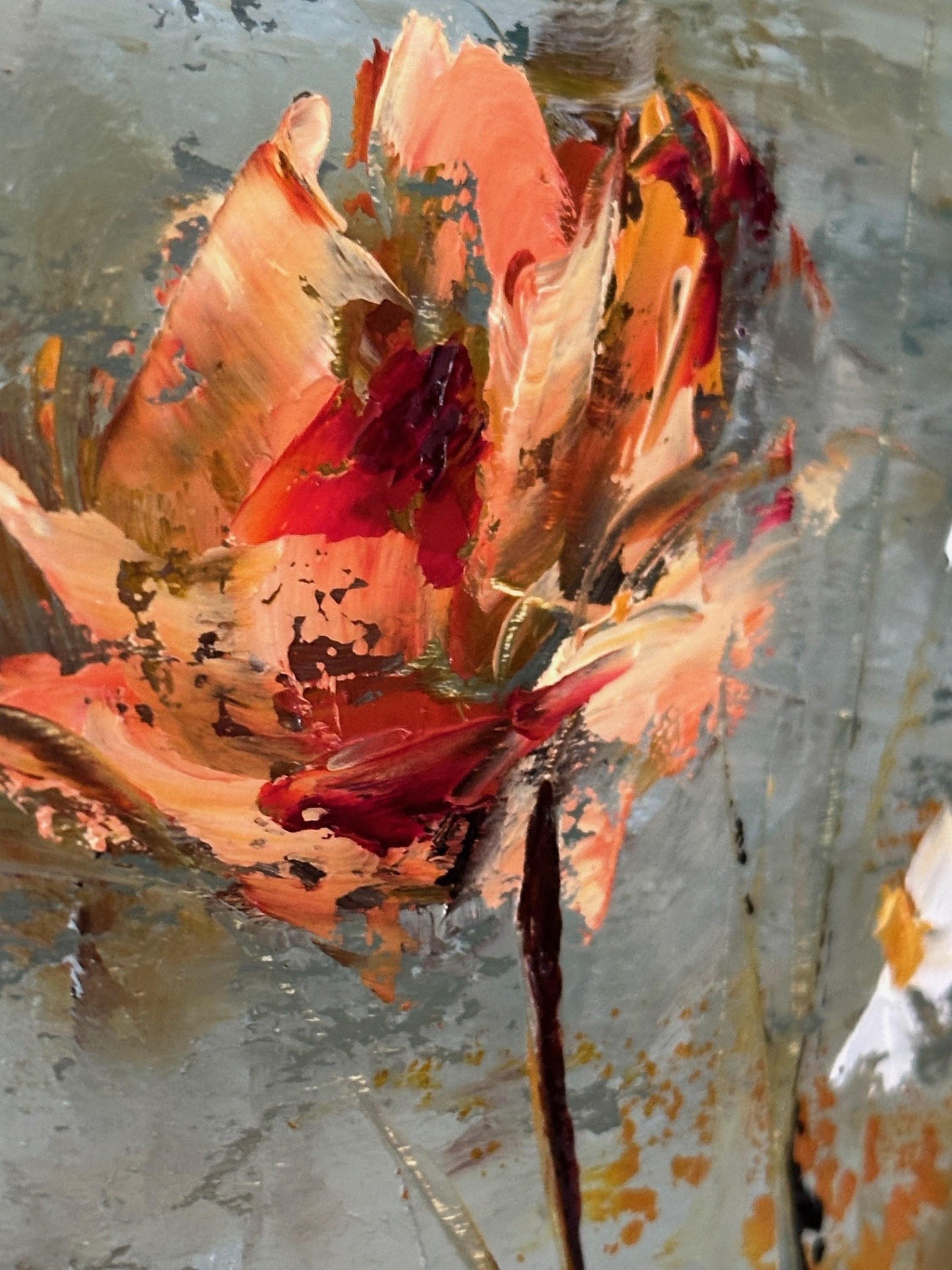 Mística (Pintura al óleo, Impasto, Impresionismo, Colorido, Pastel, Resplandor, Cálido) 3