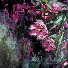 Accanto a te (Pittura a olio, Impasto, Impressionismo, Colorato, Pastello, Caldo)