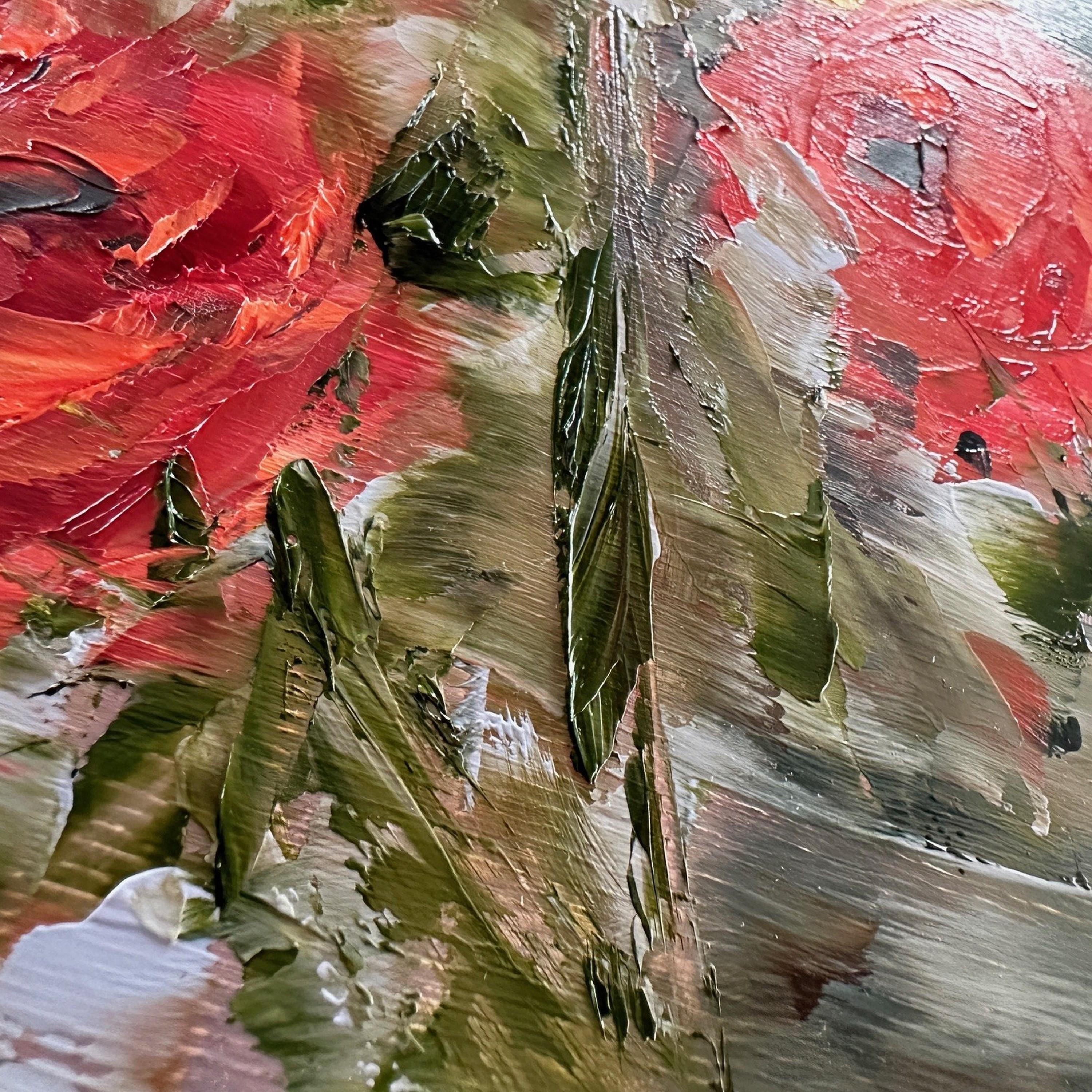 Perfect Match (Ölgemälde, Impasto, Impressionismus, farbenfroh, lebhaft, Zitronen) im Angebot 1