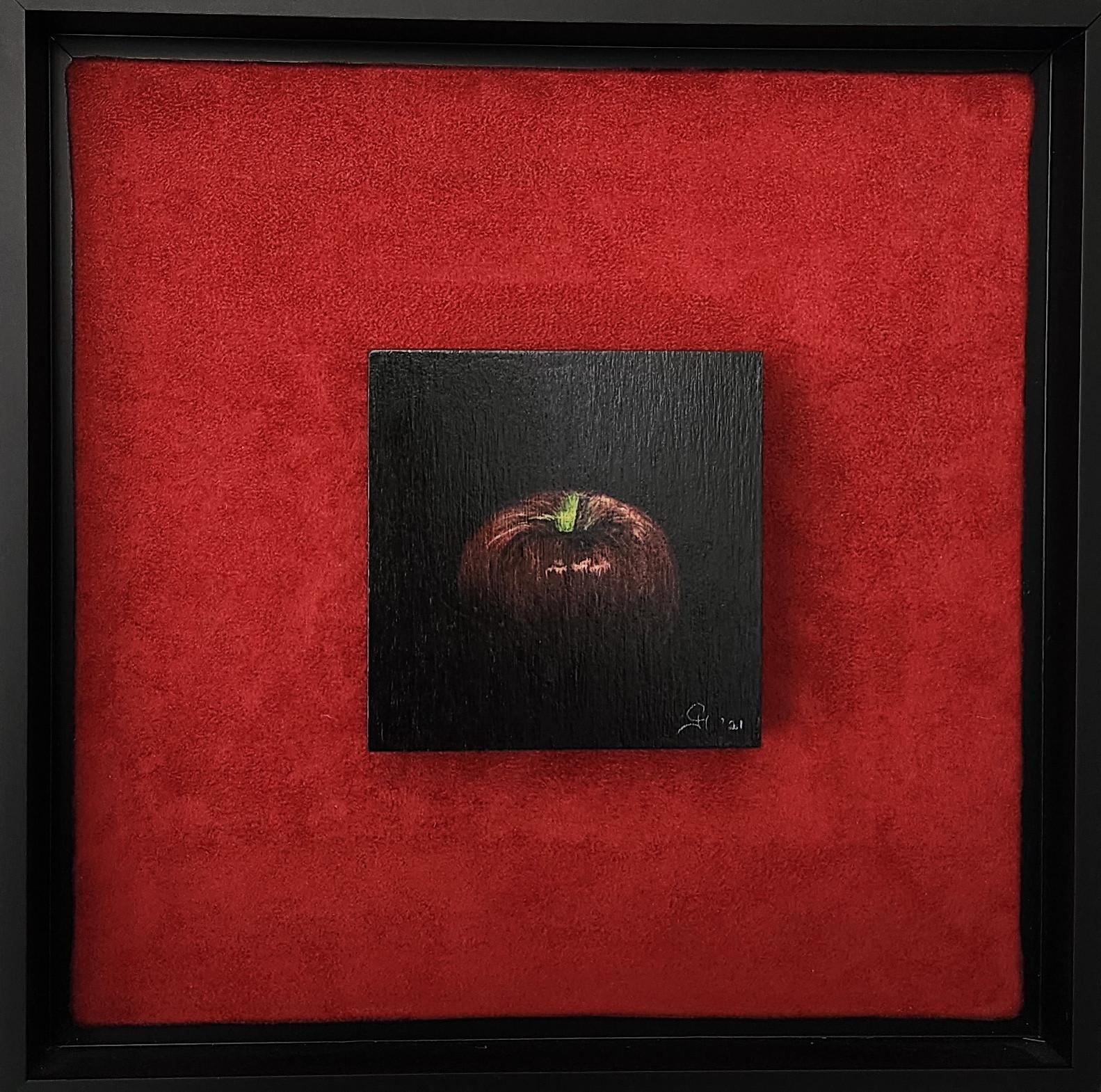Genevieve Hamel Still-Life Painting - Red Apple