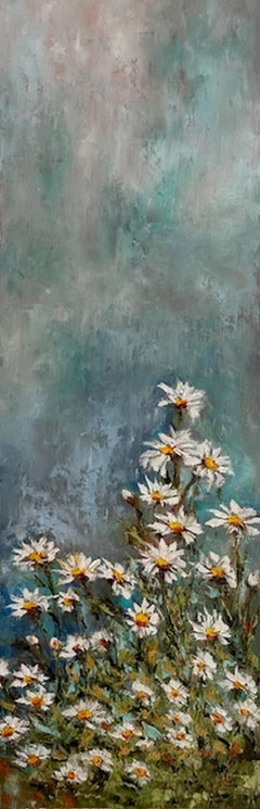 Sky is the Limit (Oil Painting, Impasto, Impressionism, Colorful, Pastel, Cool)