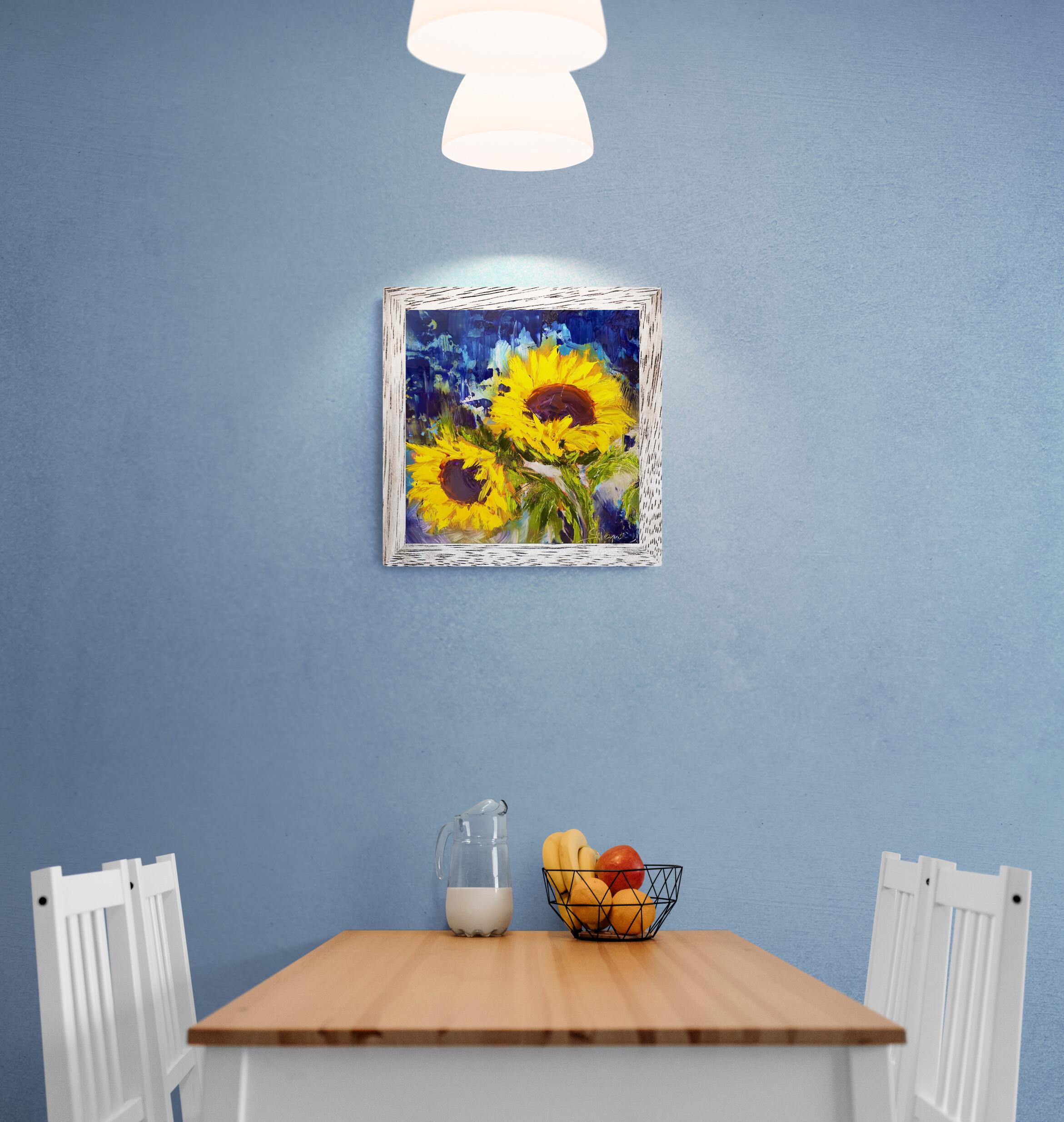 Sun, Sun, Sun (Oil Painting, Impasto, Impressionism, Colorful, van Gogh) 2