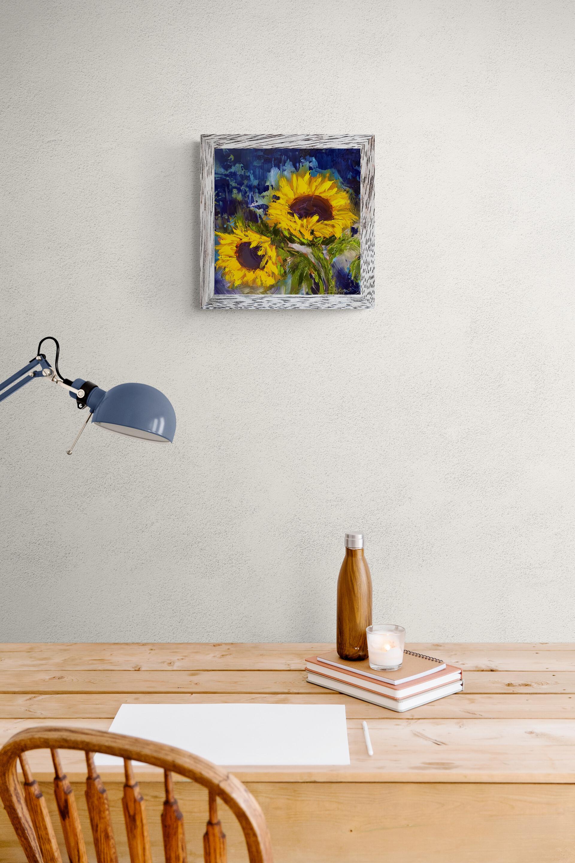 Sun, Sun, Sun (Oil Painting, Impasto, Impressionism, Colorful, van Gogh) 1