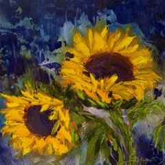 Sun, Sun, Sun (Oil Painting, Impasto, Impressionism, Colorful, van Gogh)