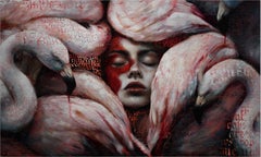 "Birth Expectations" Oil Painting 36" x 60" inch by Genevieve May