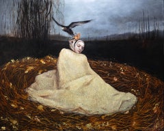 "Severance" Oil Painting 48" x 60" inch by Genevieve May