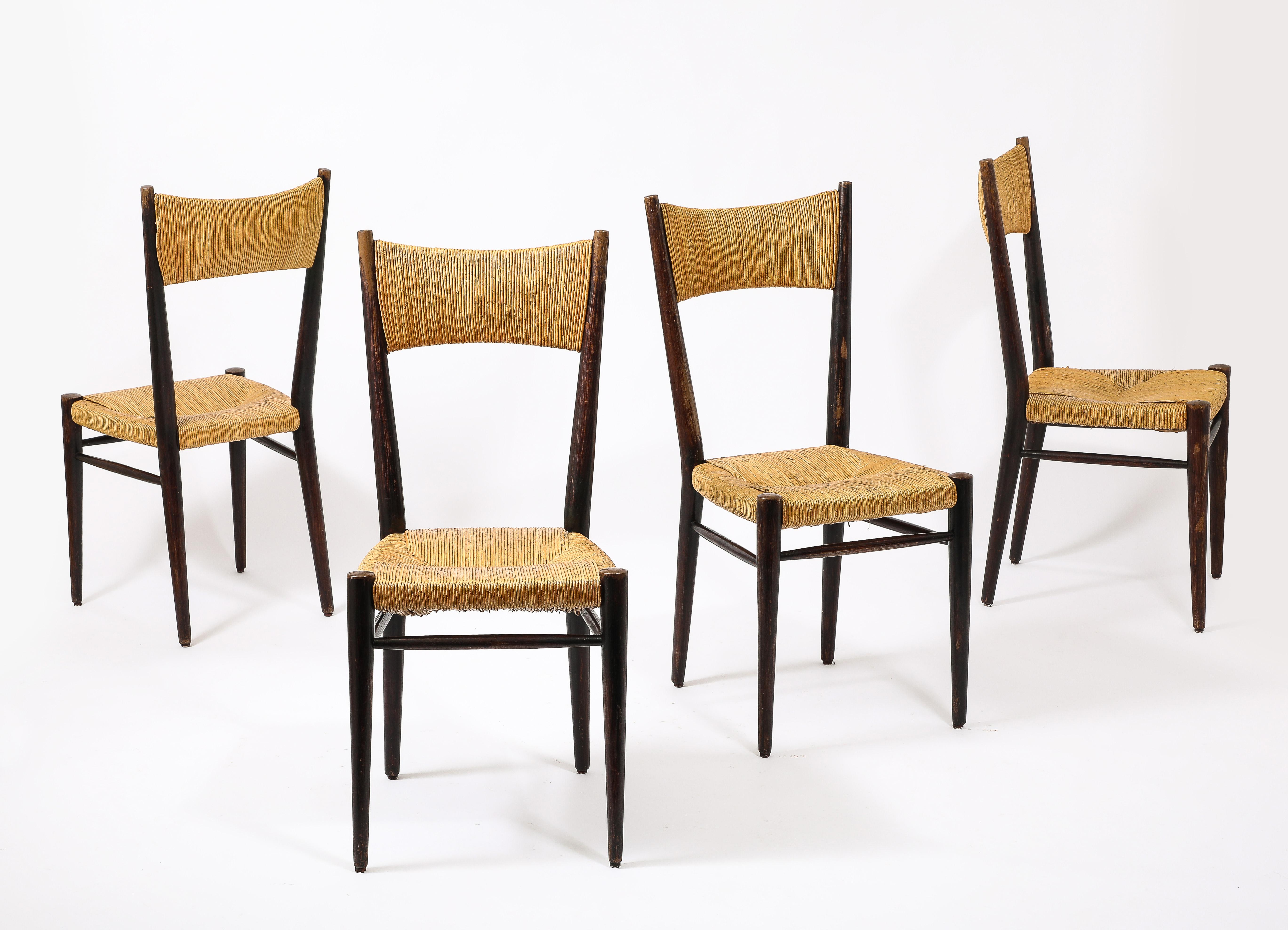 Genevieve Pons Rush Chairs For Sale 6