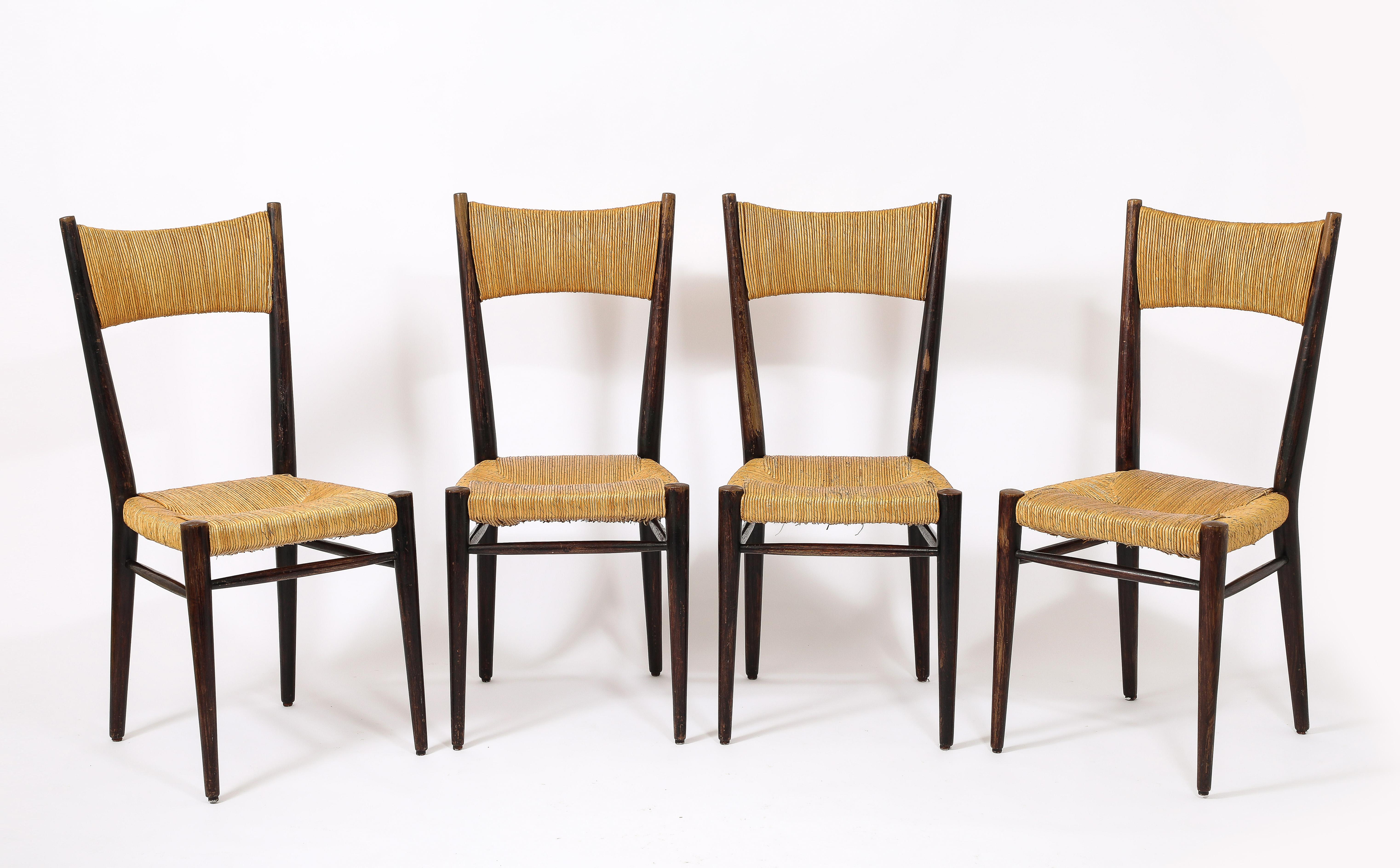 Genevieve Pons Rush Chairs For Sale 7