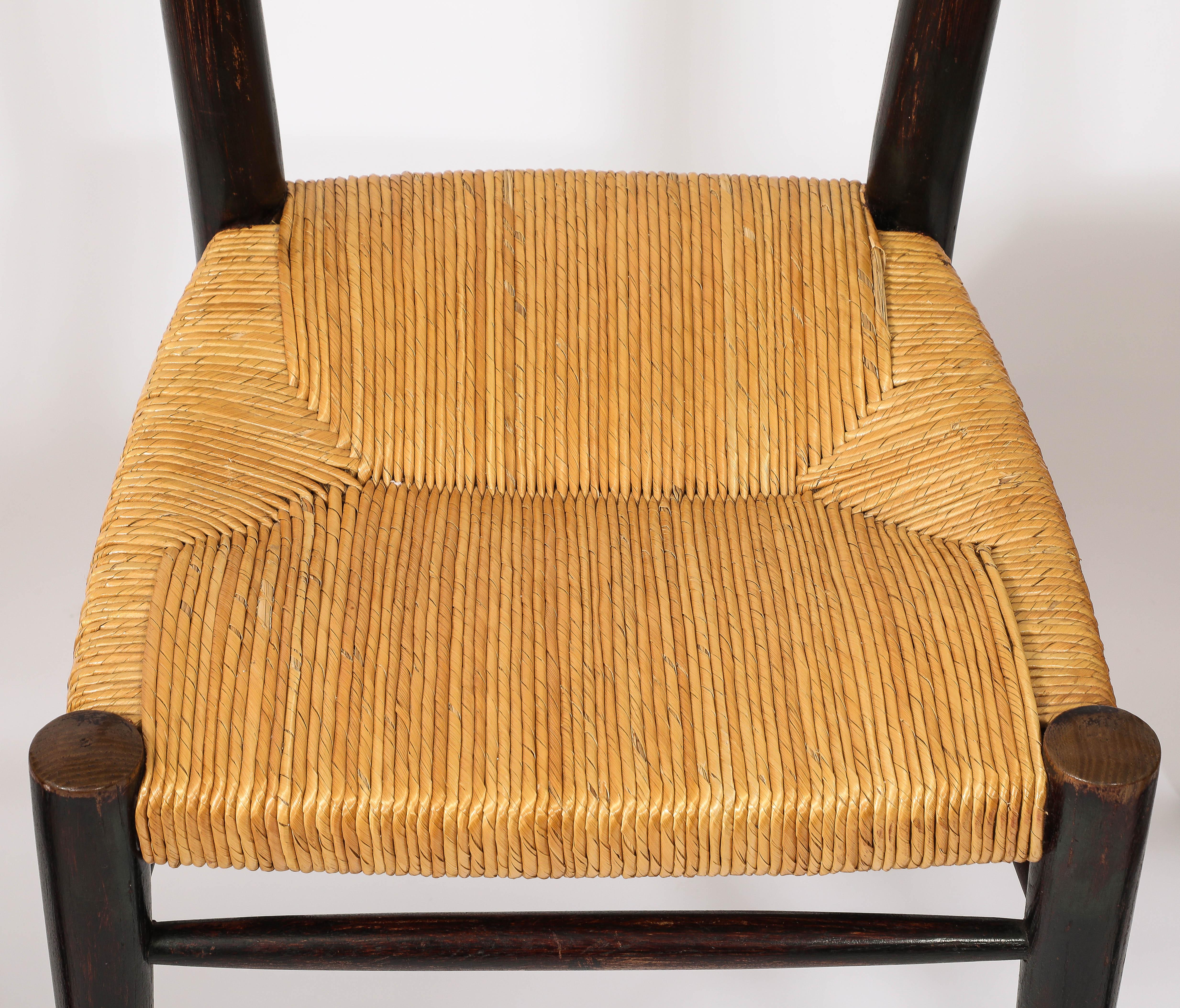 Genevieve Pons Rush Chairs For Sale 9