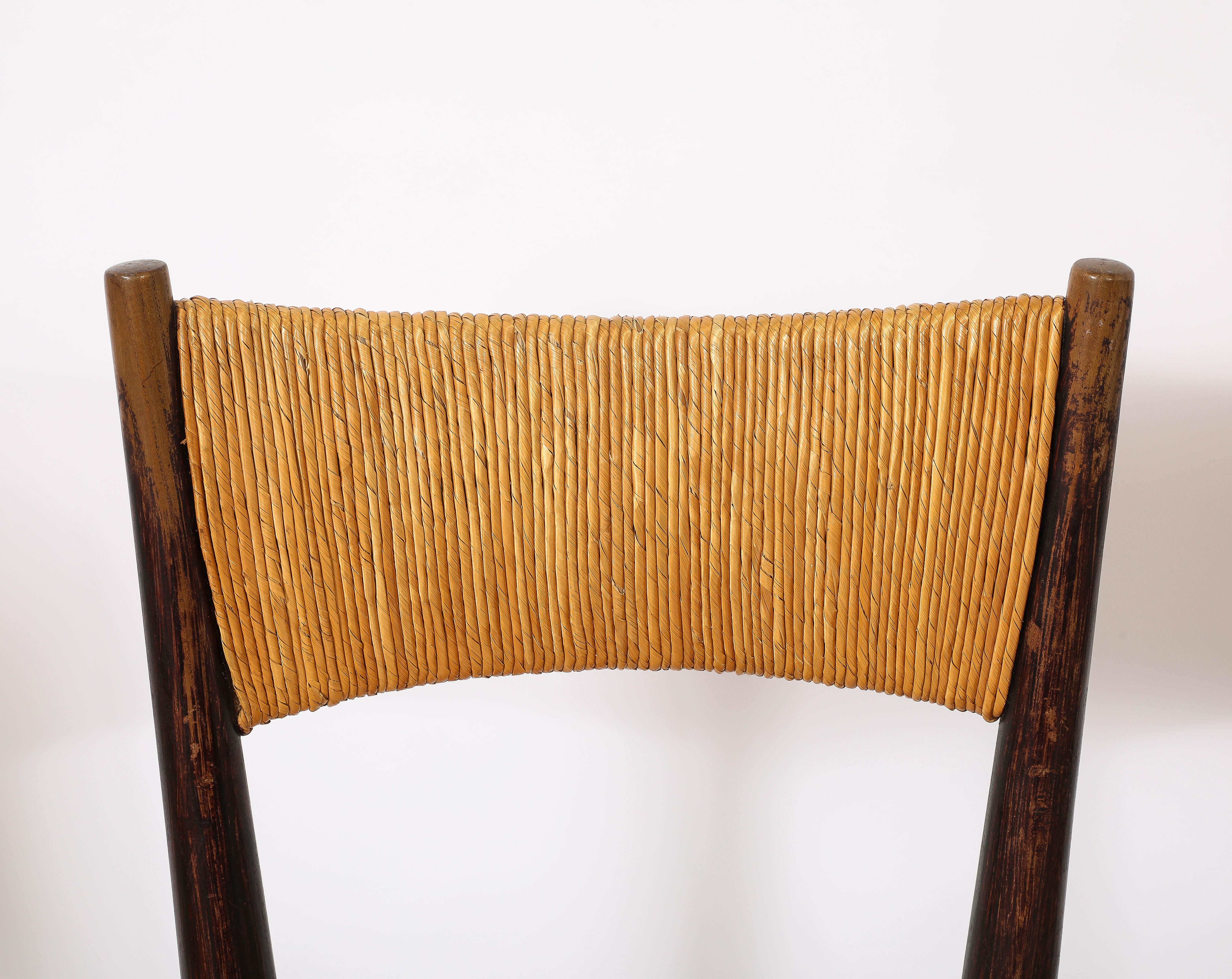 Genevieve Pons Rush Chairs For Sale 11