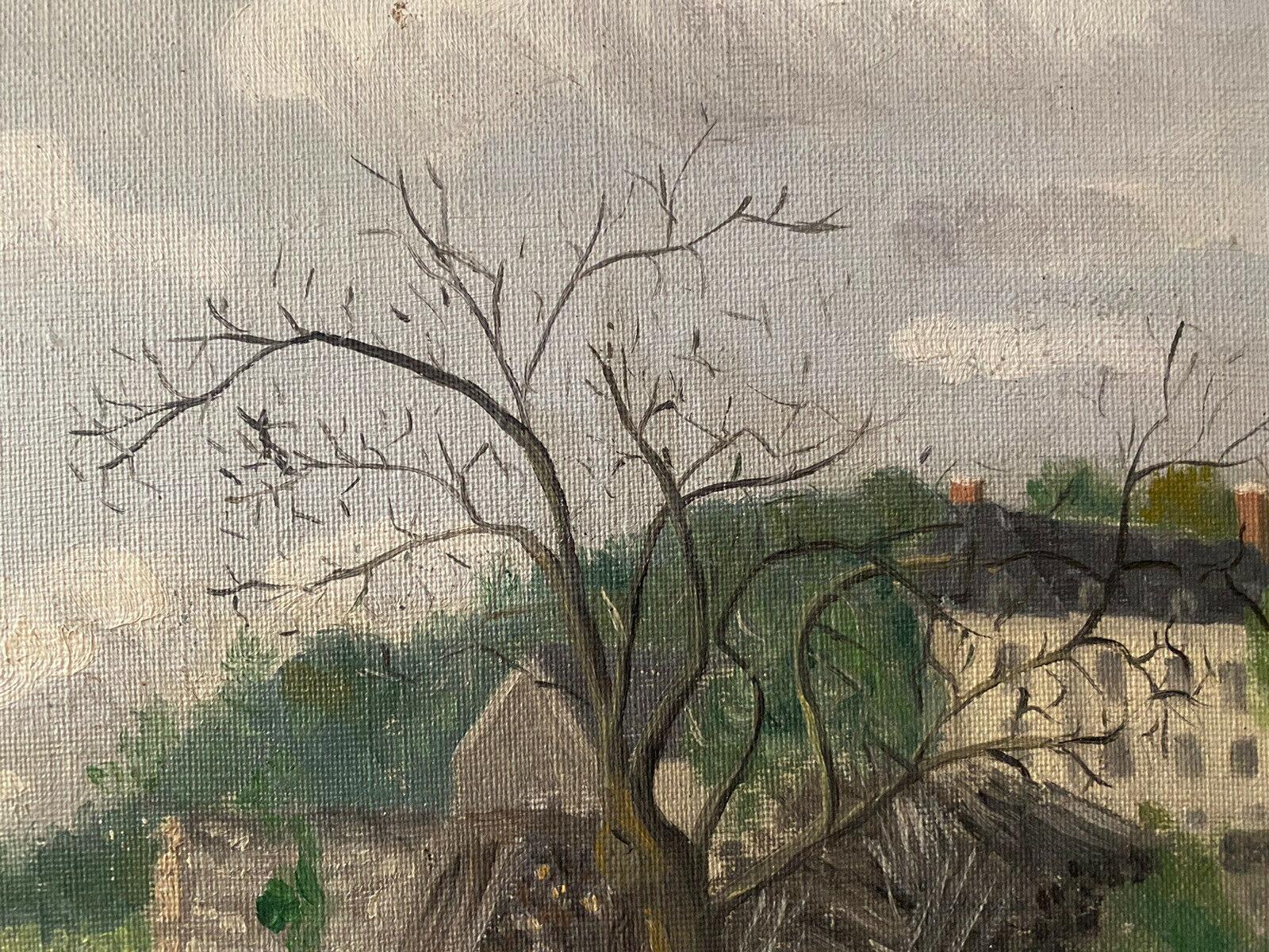 Genevieve Zondervan, Französisches Ölgemälde, ländliche Landschaftenfelder (20. Jahrhundert) im Angebot