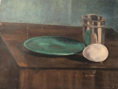 GENEVIEVE ZONDERVAN (1922-2013) FRENCH OIL PAINTING - STILL LIFE DISPLAY