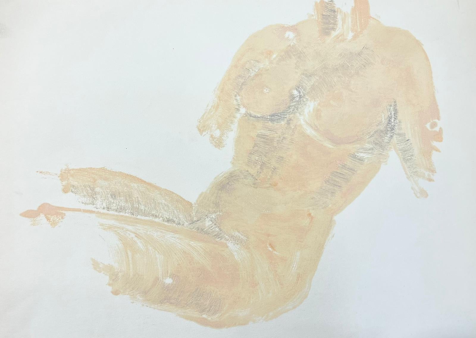 GENEVIEVE ZONDERVAN (1922-2013) QUADRO POST IMPRESSIONISTA FRANCESE - DONNA NUDA