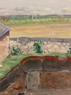 GENEVIEVE ZONDERVAN (1922-2013)  POST IMPRESSIONIST OIL PAINTING - Landscape