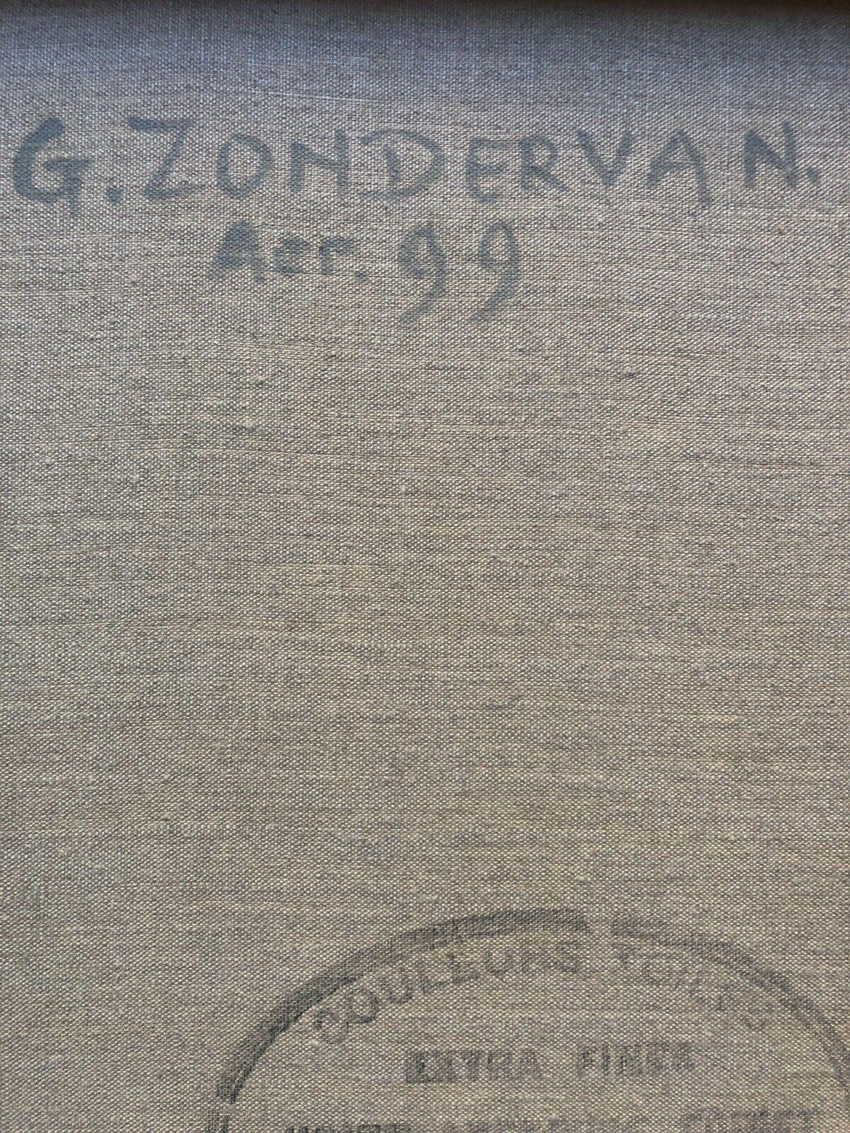 GENEVIEVE ZONDERVAN (1922-2013) SIGNIERTES FRANZÖSISCHES SURREALISTISCHES ÖLGEMÄLDE - GERAHMT im Angebot 4