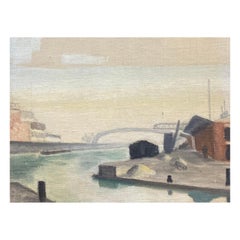 Französisches postimpressionistisches Ölgemälde von Genevieve Zondervan