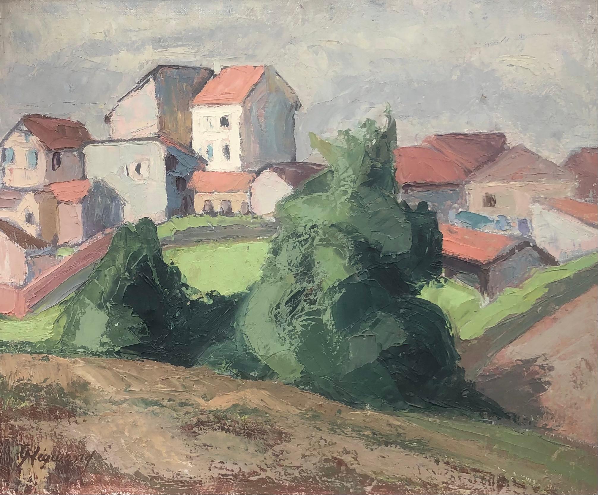 Geneviève Mégevand Landscape Painting - Rural landscape