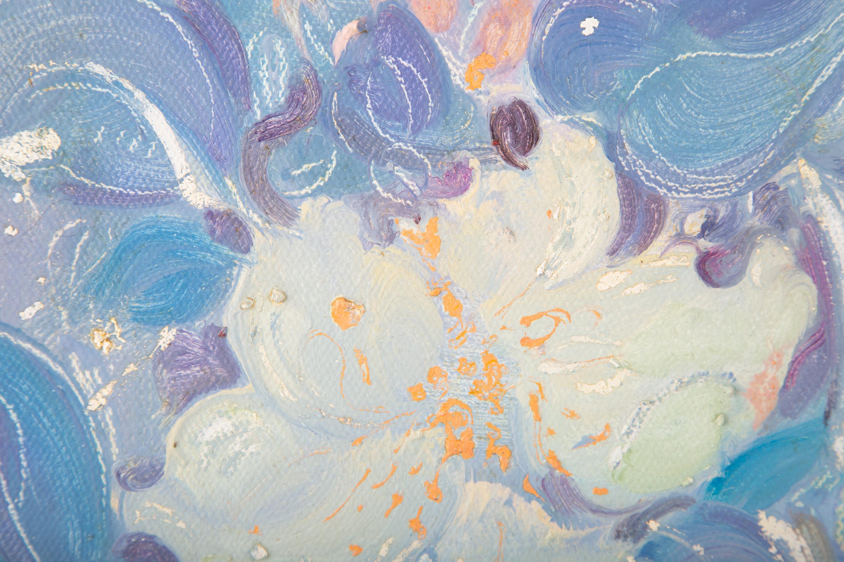 Geng Geng Floral Original Oil On Canvas 