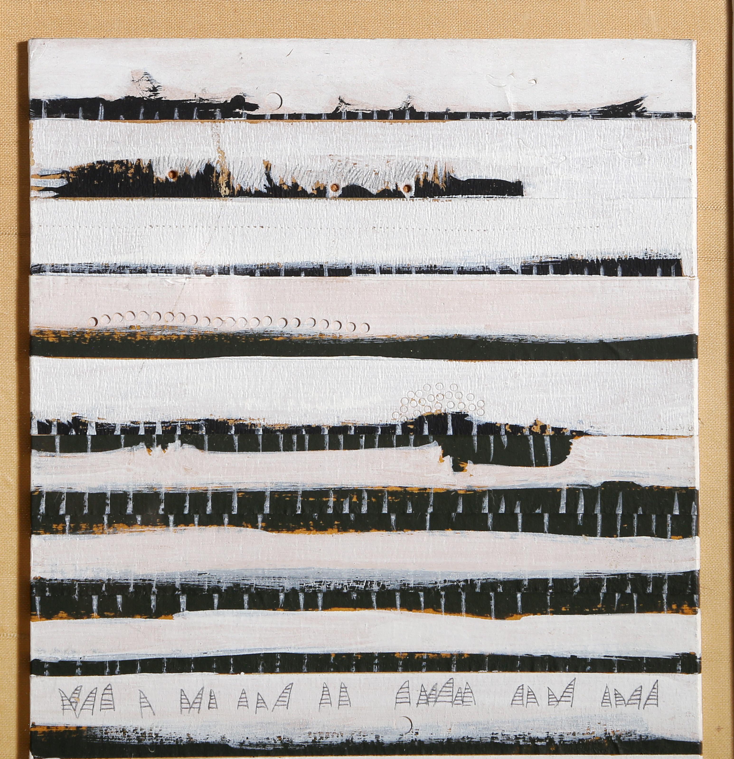 Subterranean II, Conceptual Mixed Media Painting by Genichiro Inokuma For Sale 1