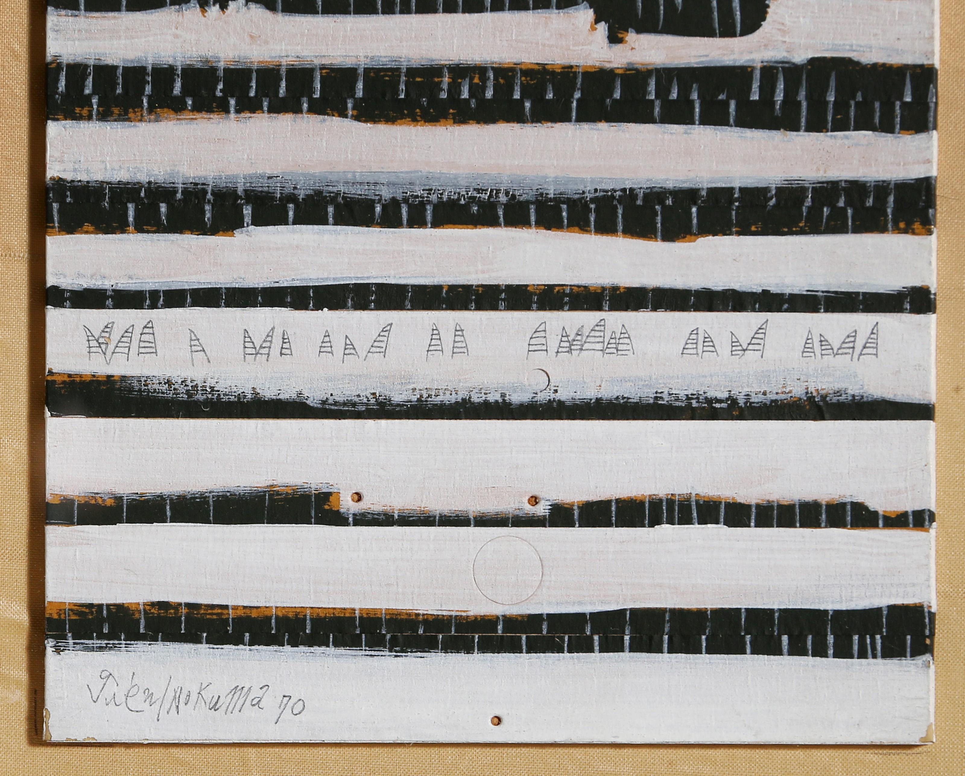 Subterranean II, Conceptual Mixed Media Painting by Genichiro Inokuma For Sale 3