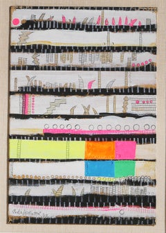 Subterranean III, peinture conceptuelle en techniques mixtes de Genichiro Inokuma