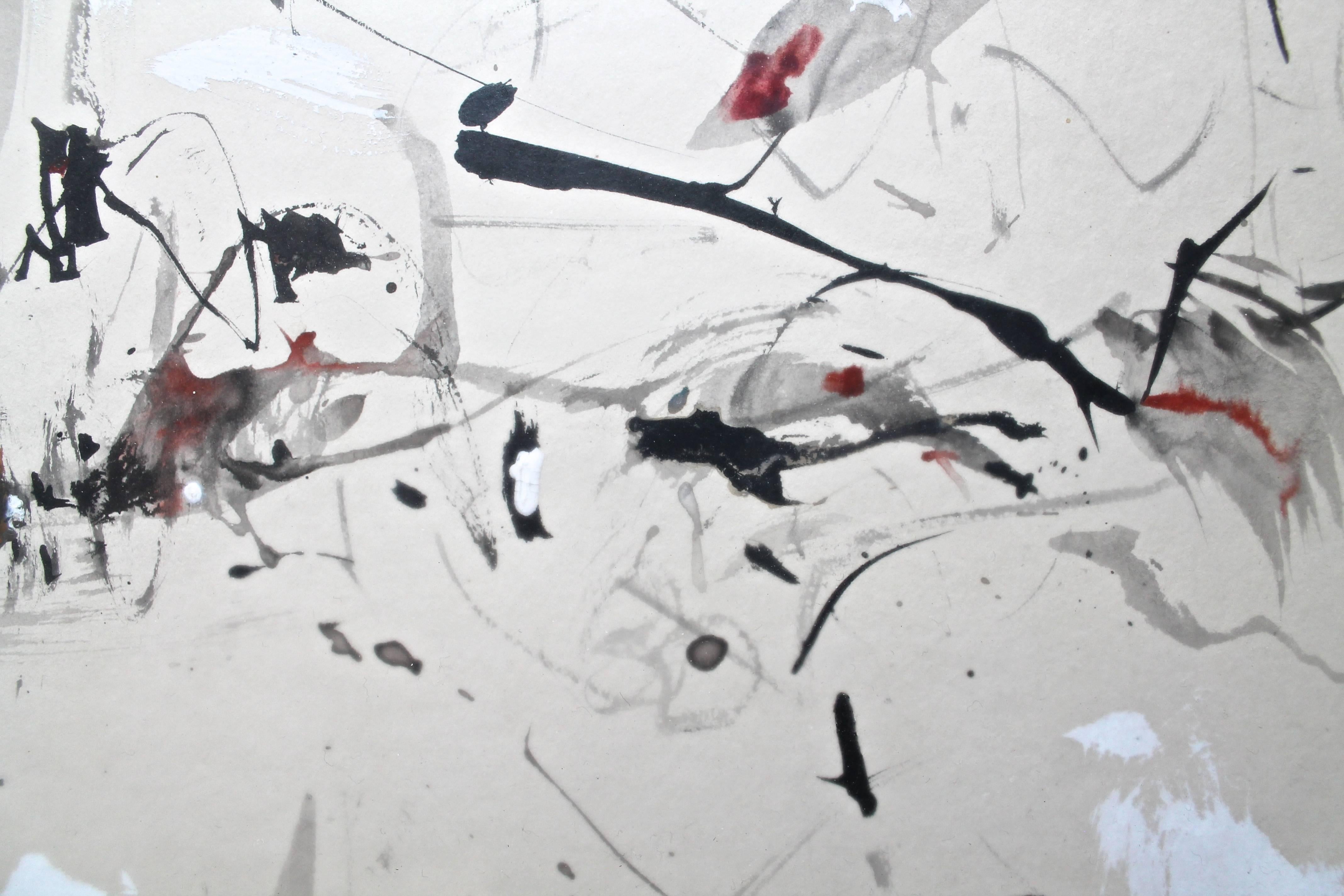 Genichiro Inokuma (Japonais 1902-1993), dessin original à la gouache et à l'encre Excellent état - En vente à Sharon, CT