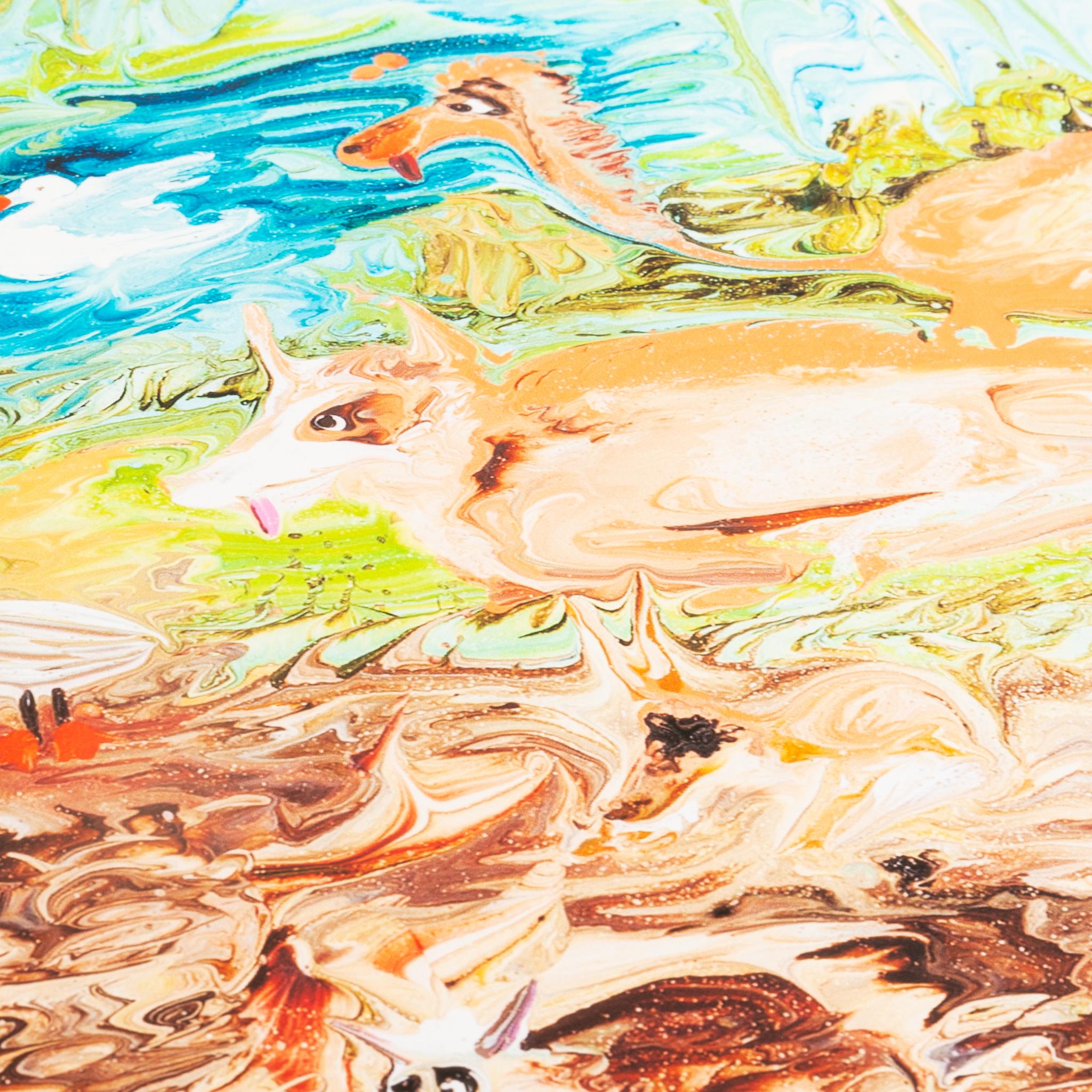 Adam and Eve - Contemporary Print by Genieve Figgis
