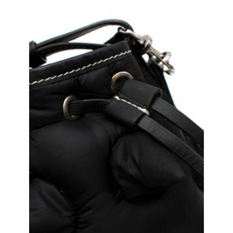 Genius JW Anderson black nylon & leather The Critter bucket bag For Sale 1