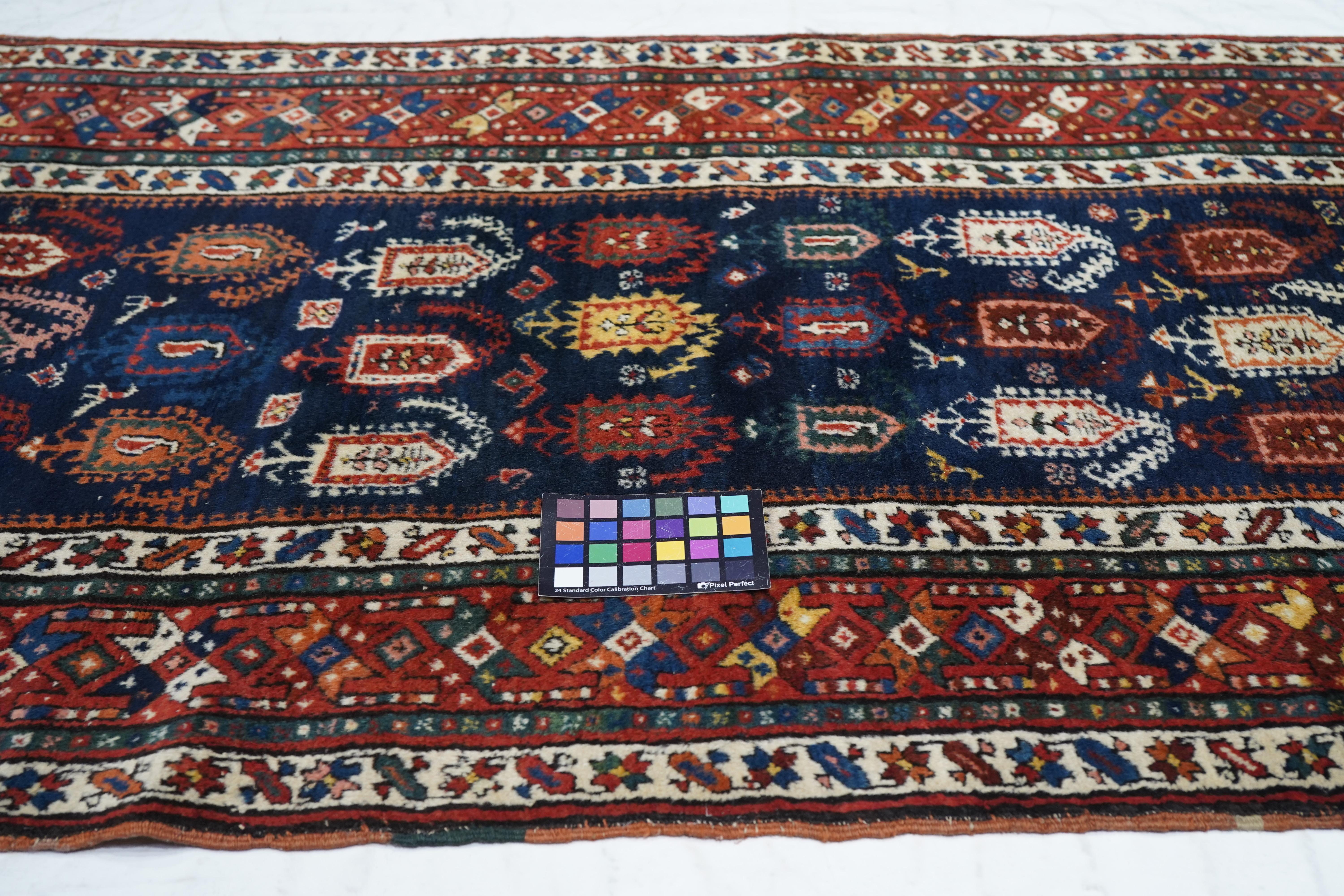 Antique Genje Runner 3'2'' x 14'1'' For Sale 5
