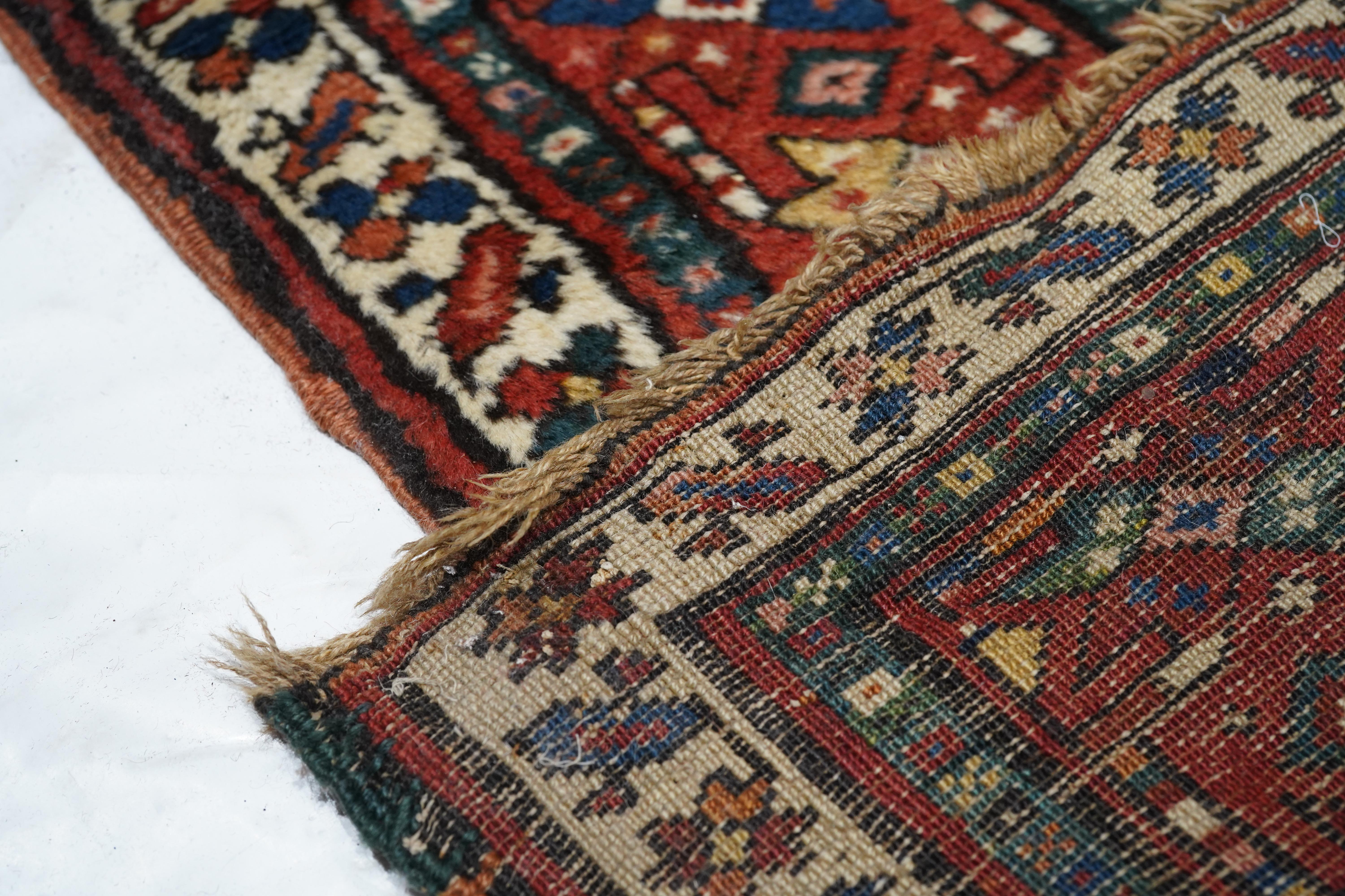 Antique Genje Runner 3'2'' x 14'1'' For Sale 6