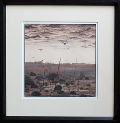 Dopo la pioggia. 1988, carta, acquerello, 28x27,5 cm