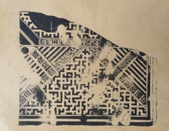 Fragment.  1999. Paper, lithography, 29x38 cm