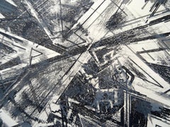 Triangles and one circle.  1996.  Paper, lithography. 2/10. 32x41 cm
