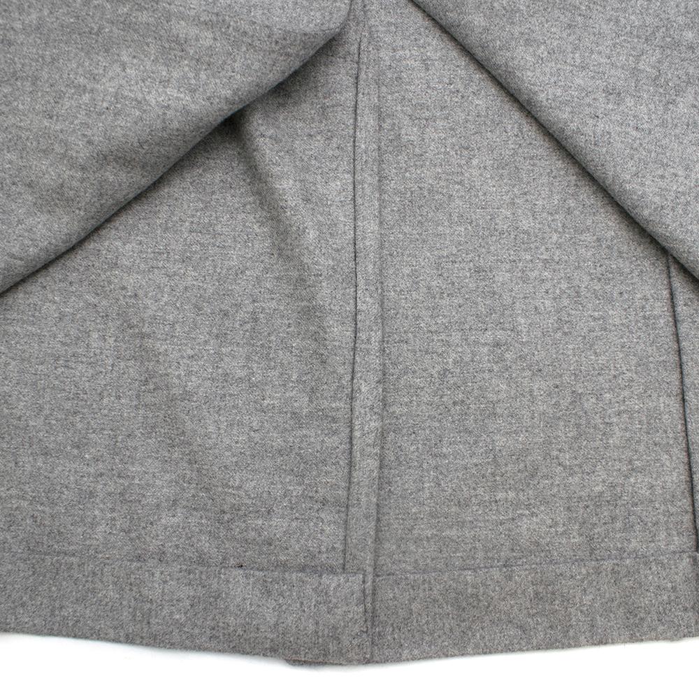 Gennano Solito Fine Cashmere Grey Coat	XL 3