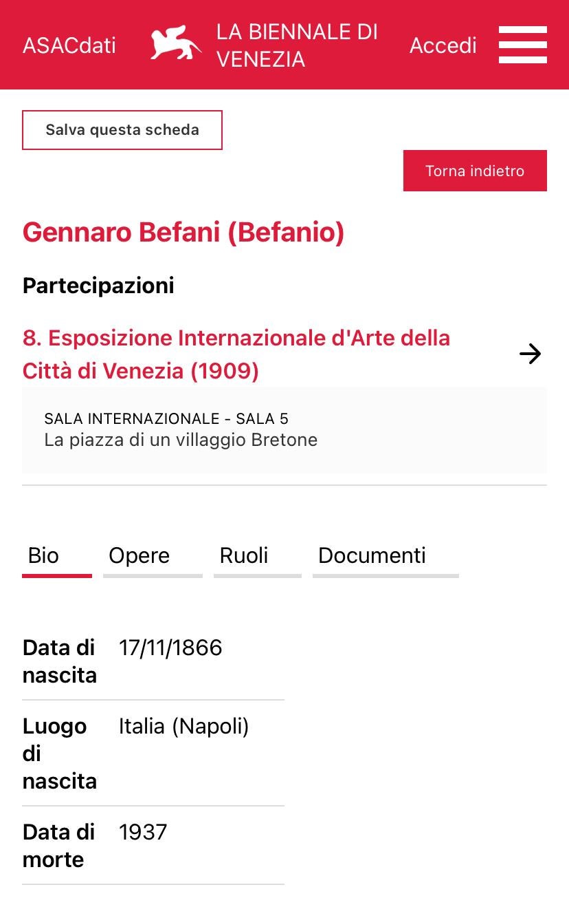 Male Portrait, Signed Gennaro Befanio (Naples, 1866 - Paris, 1937), Dated 1936 For Sale 1