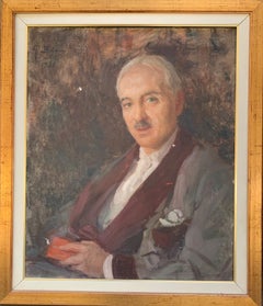 Male Portrait, Signed Gennaro Befanio (Naples, 1866 – Paris, 1937), Dated 1936